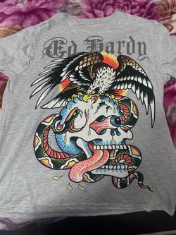 Ed hardy graphic tshirt