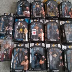 Wrestling Figures Lot (14) New
