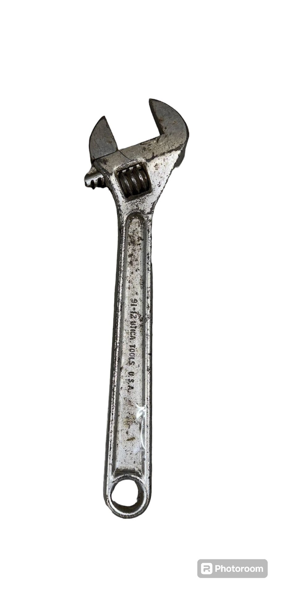91-12 Utica Tools 12inch Adjustable Wrench