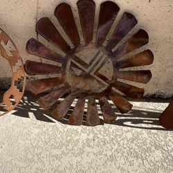 Kokopeli Iron Art for the Yard