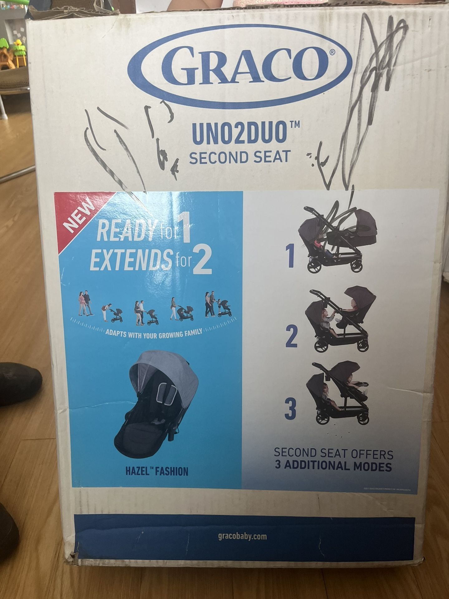 New Graco Uno 2 duo 2nd Seat