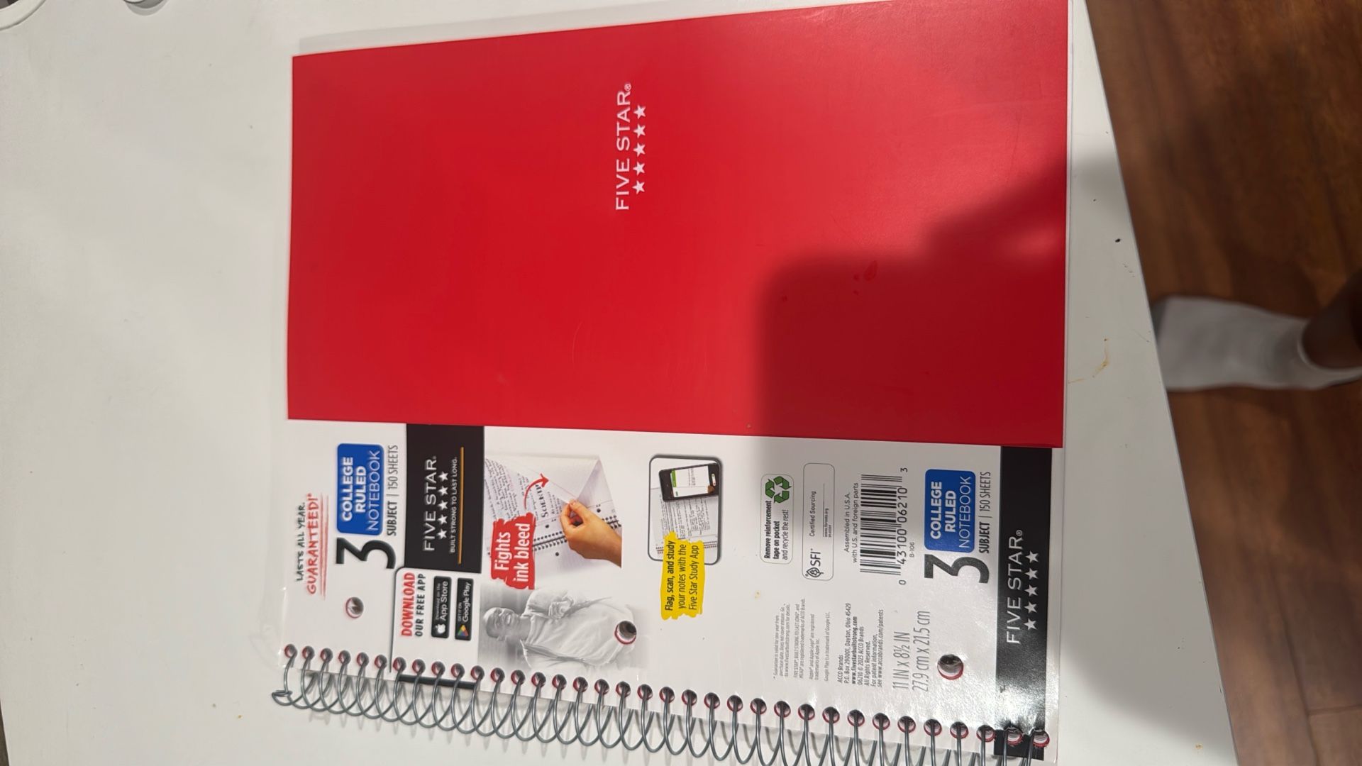 College Ruled Notebook