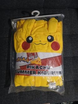 Pokemon Pikachu Short Sleeve (Summer) Kigurumi (Onesie, Adult Halloween Costume, Size XL)