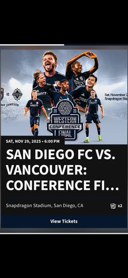 SDFC Western Conference Finals