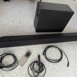 Vizio Soundbar and Sub