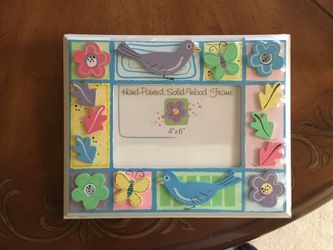 Hand-painted solid-wood frame