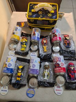 Funko X-Men '97 Soda Cooler with 6 vinyl figures (the 1 CHASE is Glow-in-the-Dark Storm)