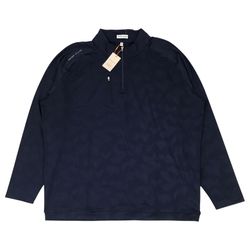 Peter Millar Windowpane Camo Performance 1/4 Zip Pullover 2XL XXL Blue Verge NEW