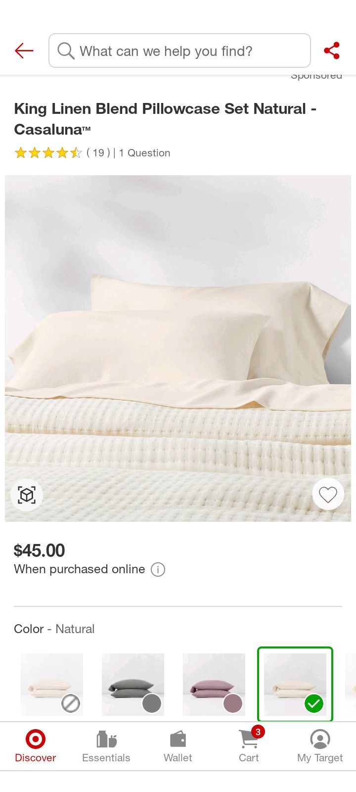 Casa Luna Linen Pillow Set 