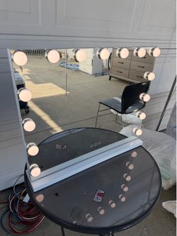 Vanity mirror with light!