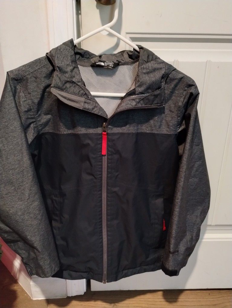 Boys North Face Raincoat Size 10/12