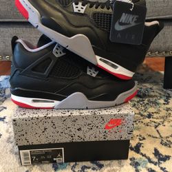 DS Nike Air Jordan 4 Retro ‘Cement’ Sz 7