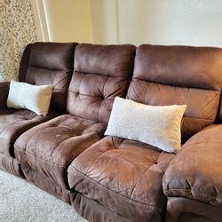 Brown Recliner Couch