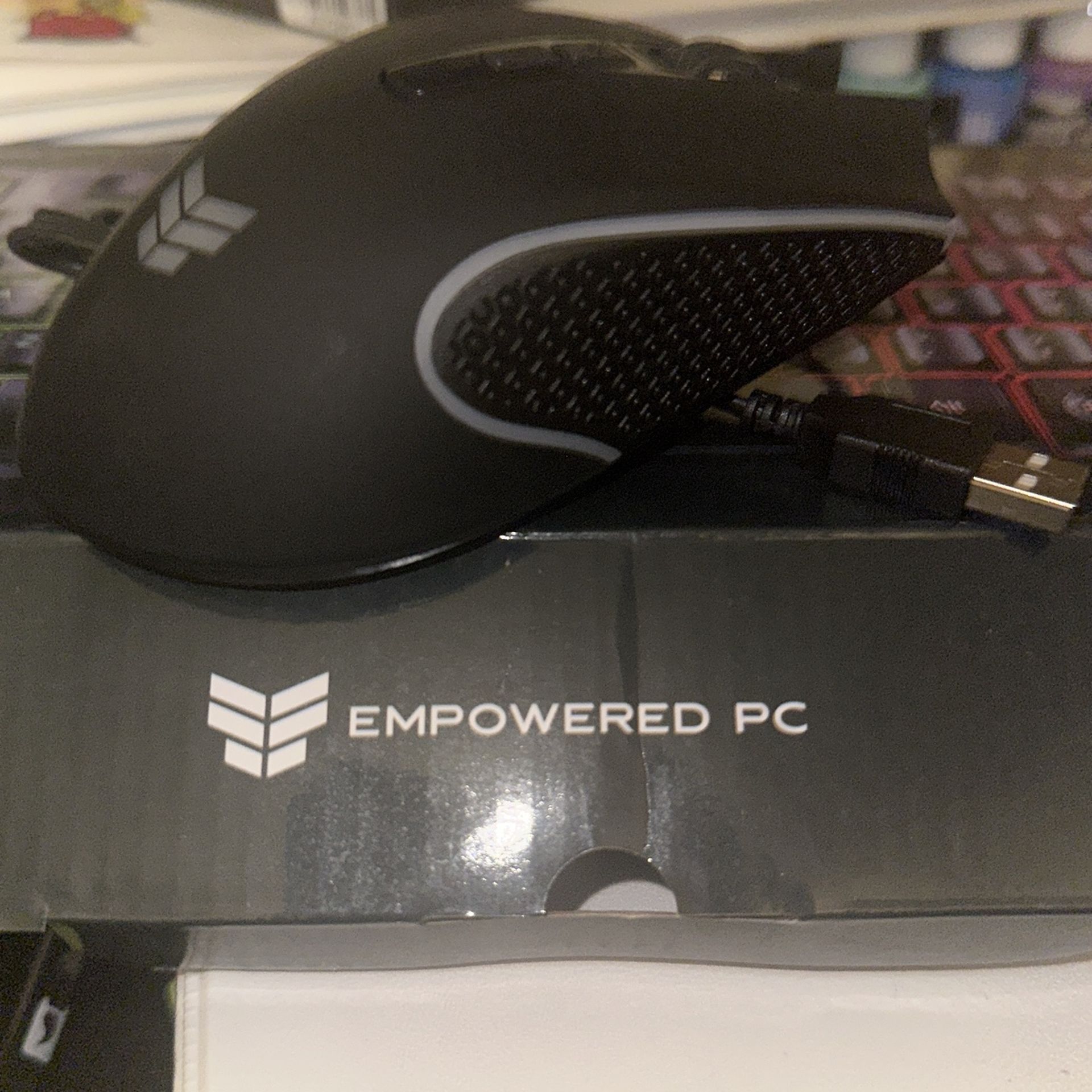 Never Used Empowered Pc Wired Led Mouse And Keyboard