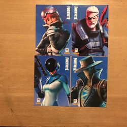 FORTNITE 4 CARD LOT
