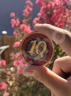 CSGO 10 year veteran challenger coin (PACK OF 1) CS2 CS:GO Counterstrike