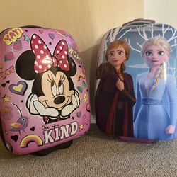 Mini Mouse And Elsa Kids Luggage’s 