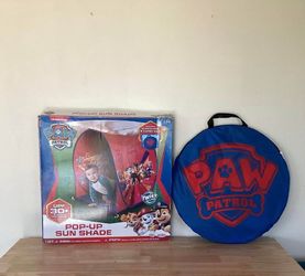 New - Pop Up Sun Shade -Paw Patrol- 28” W x 28” D x 32” H