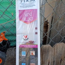 Mini Blind  71 By 36