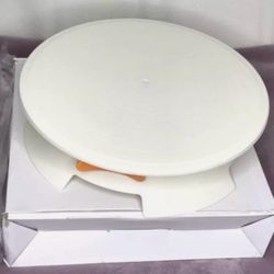 Safe ABS Cake Decorating Turntable 30cm With Locking Clear Scale (11.81 inches)
