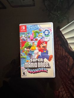 Switch Mario Wonder hardly used