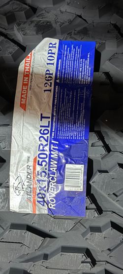 Brand new tires MT RoverClaw 40x15.50R26LT