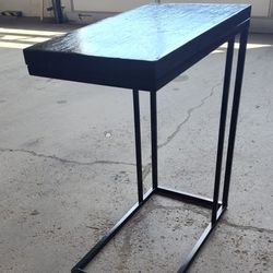 BLACK UNDER SOFA SIDE TABLE
