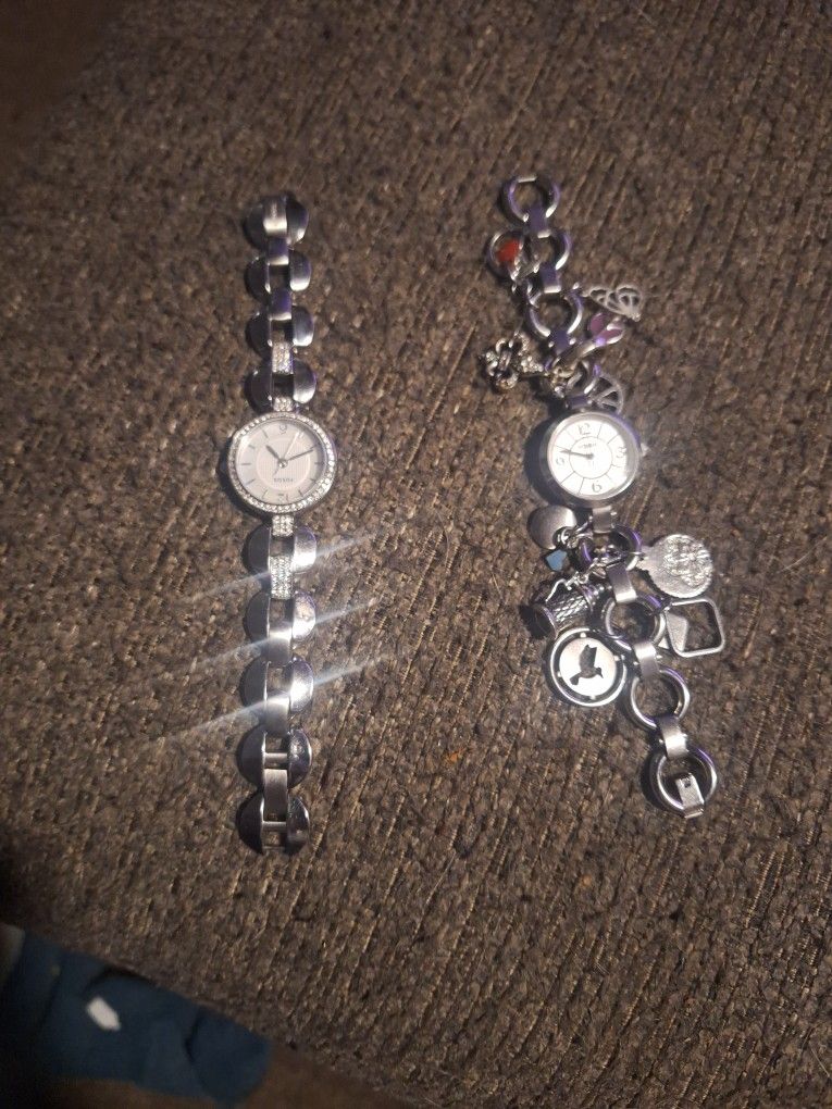 2 Fossil Watches Need Batteries Do Work