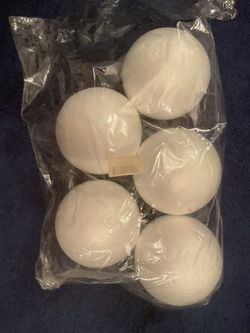 5 New Foam Balls For Flower Ball Making-5” Round