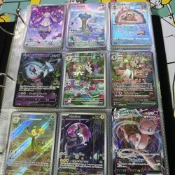 Pokemon card collection.