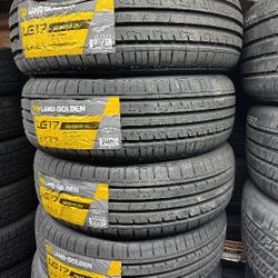 SET OF FOUR NEW TIRES 195/65/15 LANDGOLDEN, INCLUDING MOUNT AND BALANCE. ASK ME FOR ANY SIZE OR BRAND