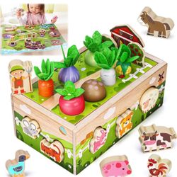 Montessori Wooden Sensory Toddler Toys: Toy for 1 Year Old Boys Girls Birthday Gifts | 1st One First Birthday Gift for 1 Year Old Girl Boy, Educationa