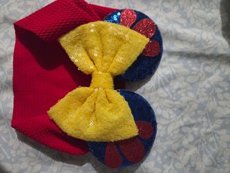 Minnie mouse snow white ears baby