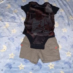 12 Months Jordan, Oney And Brown Shorts