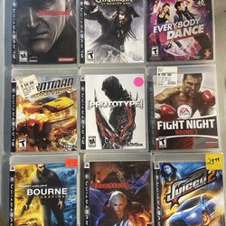 Brand New PlayStation 3 Video Games For Sale. SEALED. Message For Pricing And Availability 
