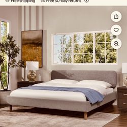 Platform Bed Low Profile King 