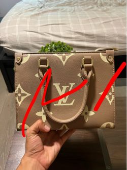Tan handbag