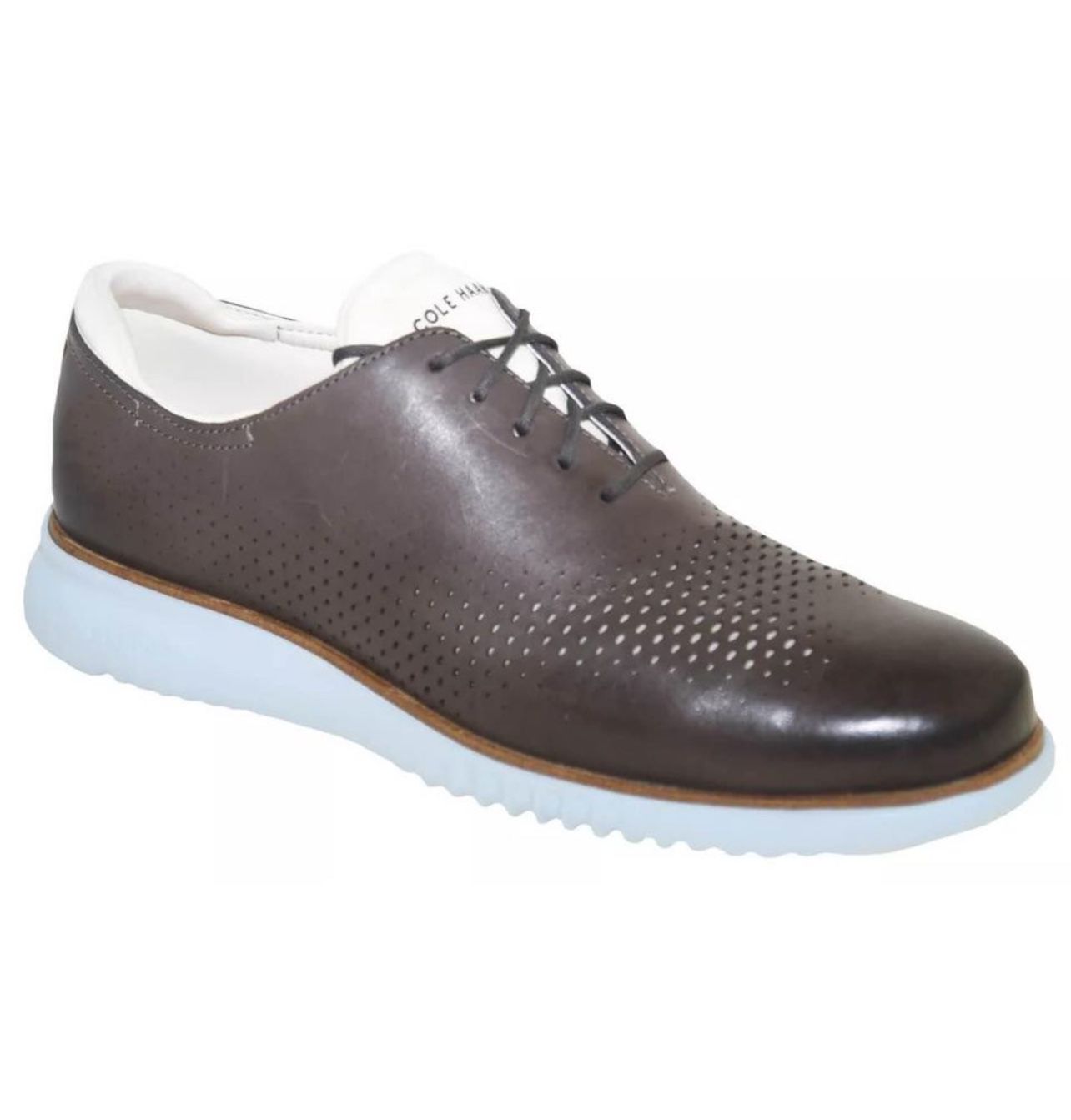 Cole Haan Men's 2.ZERØGRAND Lined Laser Wingtip Oxford Style. Size 9.5W