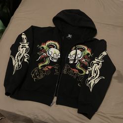 Ed Hardy Zip-Up Hoodie