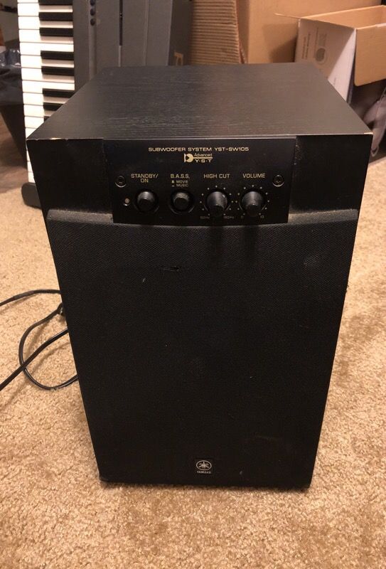 Yamaha YST-SW105 Powered Subwoofer for Sale in Sacramento, CA