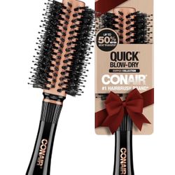 Conair Quick Dry Round Hair Brush, New