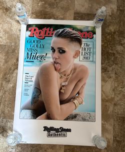 Miley Cyrus Rolling Stone Poster