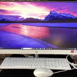 HP ALL-IN_ONE DESKTOP 24" 24-CR0010 AMD ATHLON SILVER 7120U 8GB RAM, 256GB SSD