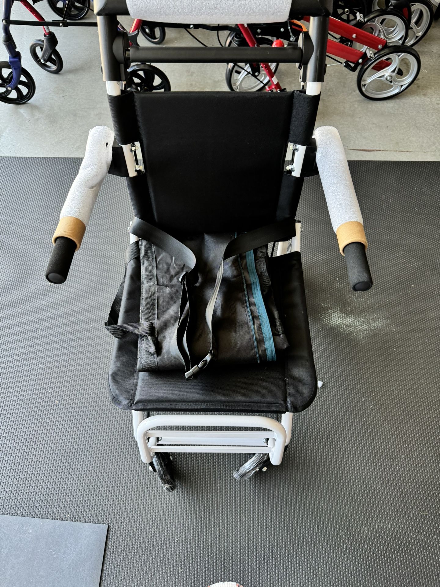 Teen To Adult Transfer Chair Support Weigh 180 Pounds. Folds Compact Into Car. Brand new! Lightweight At 16 Lbs.
