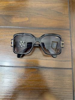 NEW Cazal Sunglasses 623/3 Black Gold Grey Gradient Lenses