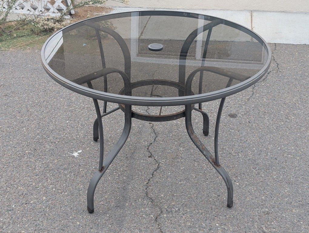Glass table