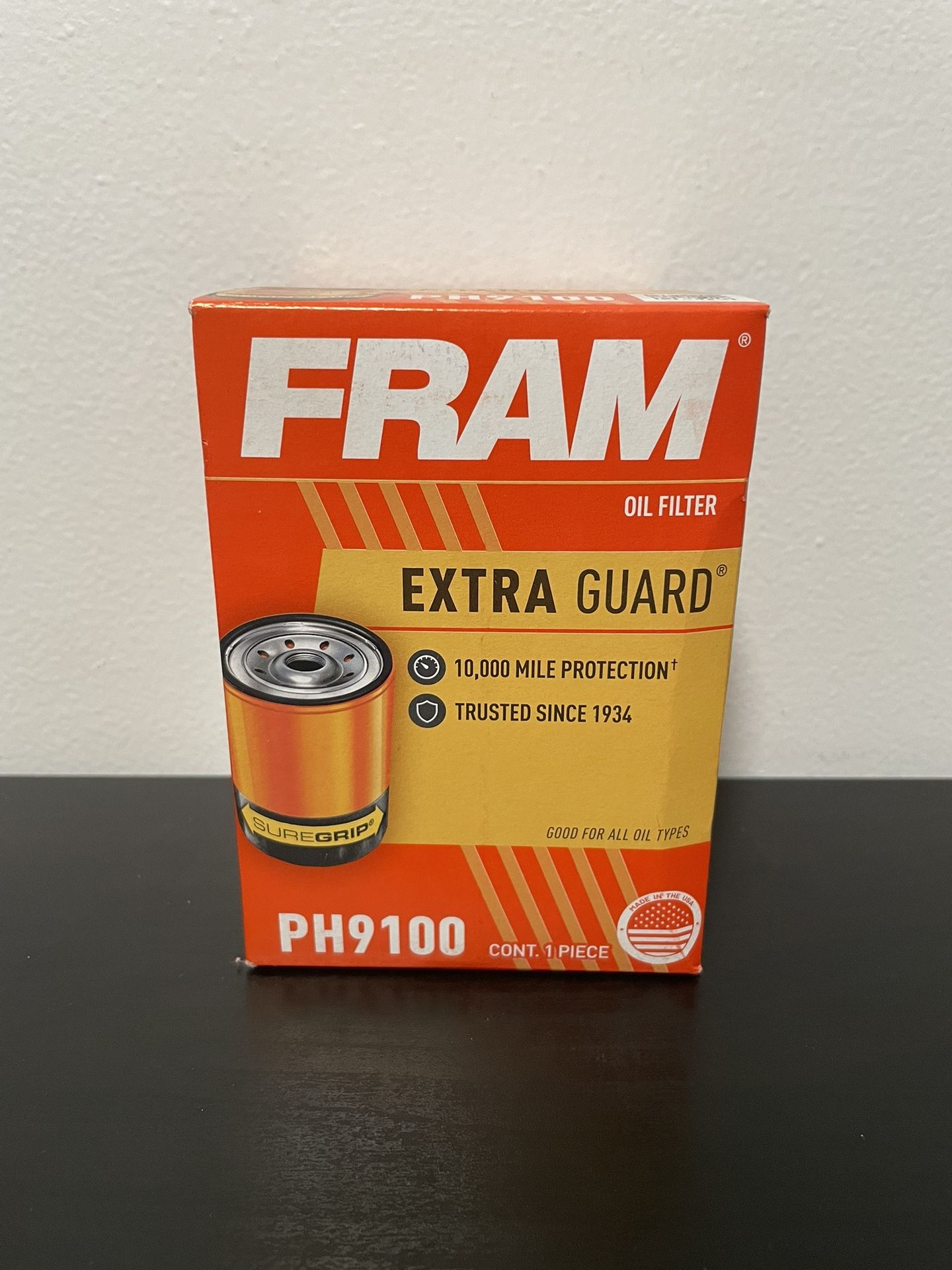 FRAM Oil Filter PH9100 NEW Extra Guard SureGrip 10K Miles Car Truck USA