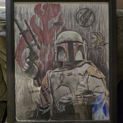 Boba Fett Drawing. 