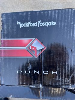 Brand New Rockford Fosgate Punch P1S4-12 12" Single 4-Ohm Subwoofer