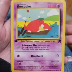 First Edition, Team Rocket, Slowpoke